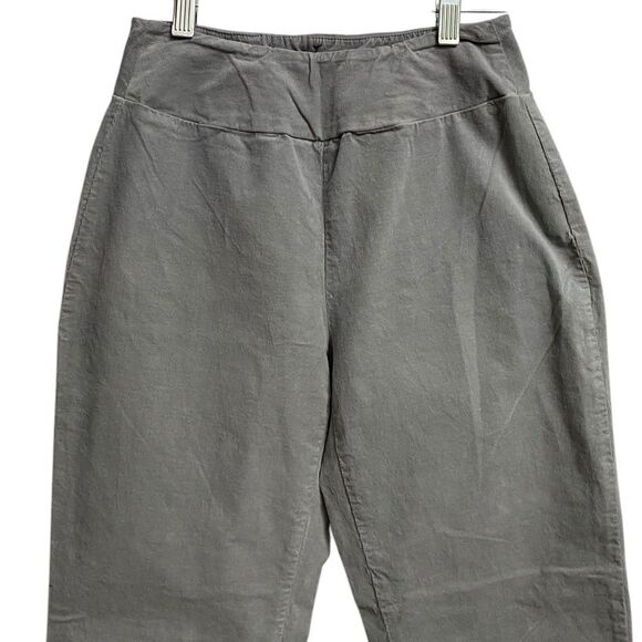 Cut Loose Slim Ankle Lightweight Corduroy Pants Women's Size XS Grey Tapered Leg - Picture 2 of 14